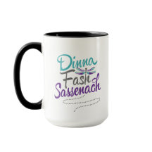 Dinna Fash Sassenach com Dragonfly Mug