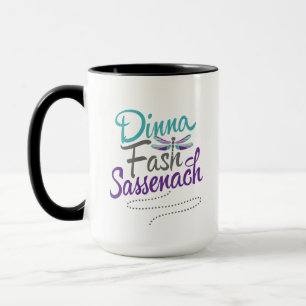 Caneca Dinna Fash Sassenach com Dragonfly Mug