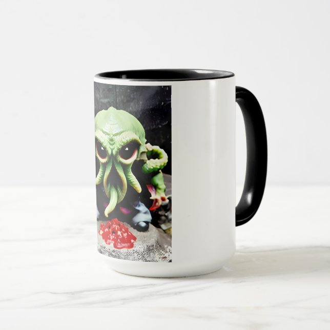 Caneca Dinner with Cthulhu (Frente Esquerda)