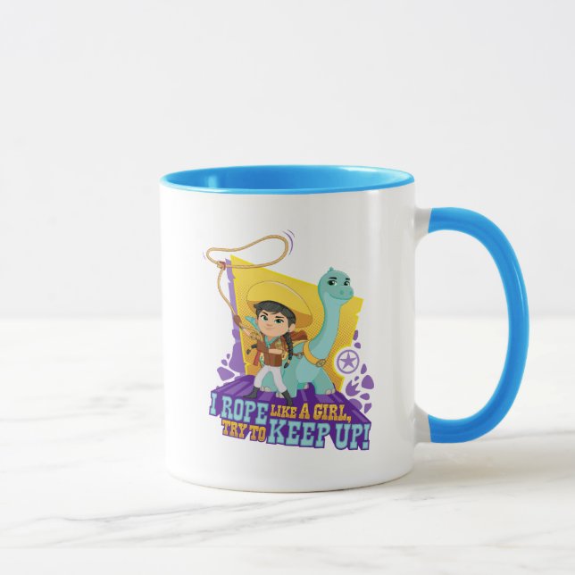 Caneca Dino Ranch | Min e Clover (Direita)
