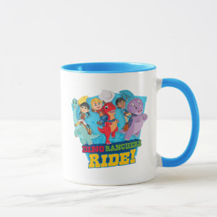 Caneca Dino Ranch   Os Ranchers Andam!