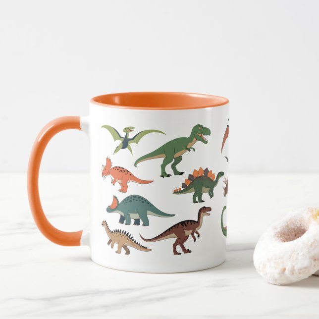 Caneca Dinossauro (Com Donut)