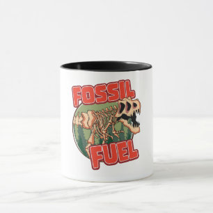 Caneca Dinossauro "Combustível Fóssil"