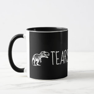 Caneca Dinossauro Engraçado Lágrimas De Café
