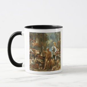 Caneca Diogenes que procurara por um homem honesto,