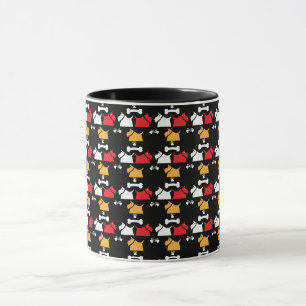 Caneca Direitos de Proteção do Bem-Estar dos Cães Bolsa