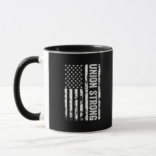Caneca Direitos sindicais - União forte - União