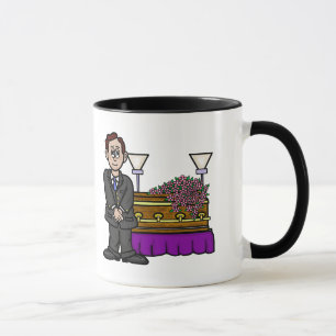 Caneca Diretor Funeral no Capel com Nome do Casket Mug