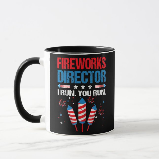 Caneca Diretora De Fogos De Artifícios Eu Lhe Faço Um Eng (Esquerda)