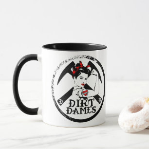 Caneca Dirt Dames: Rockhound, Geologista, Fossil Mug