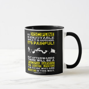 Caneca DISCIPLINE - Motivação de Workout de Ecrã