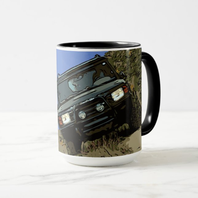 CANECA DISCO COM NATUREZA (Frente Esquerda)