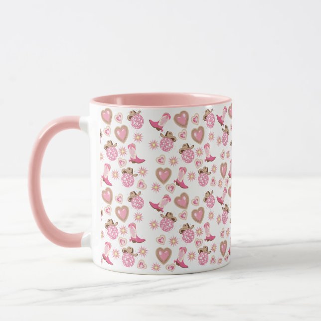 Caneca Disco Cowgirl Valentine Two-Tone Mug (Esquerda)