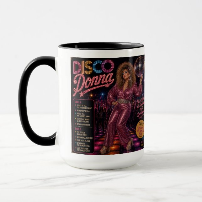 Caneca Disco Donna & Disco Dazzler (Esquerda)