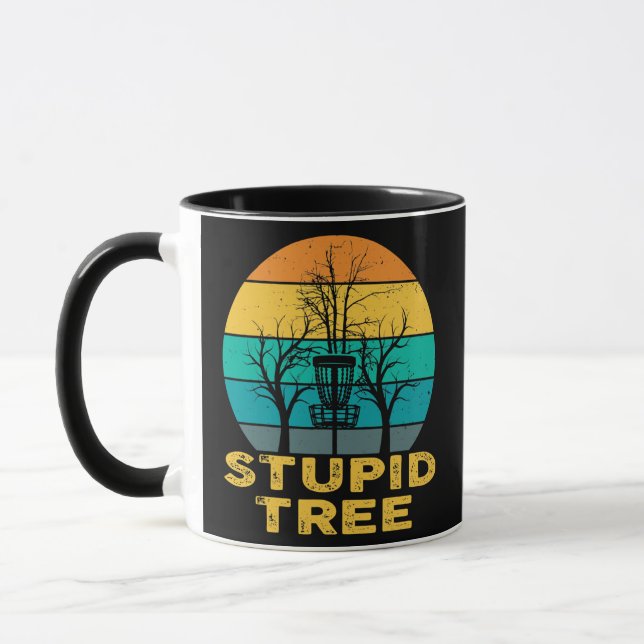 Caneca Disk Golf Frisbee Golf Stupid tree verão Esporte  (Esquerda)