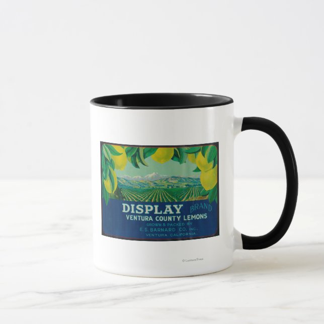 Caneca Display Lemon LabelVentura, CA (Direita)