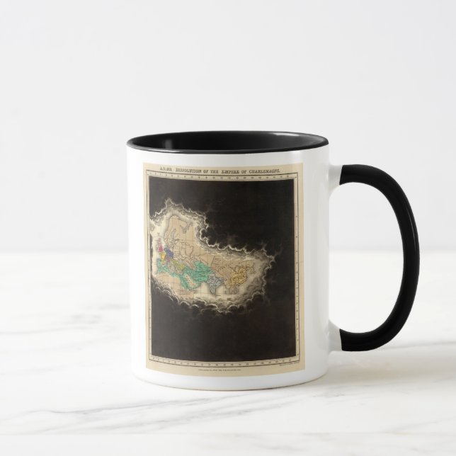 Caneca Dissolução do Império de Charlemagne 912 AD (Direita)