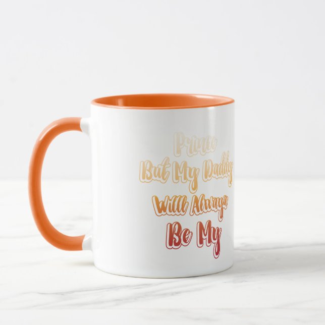 Caneca Distance Long Distance Father Daughter Papa Coffee (Esquerda)