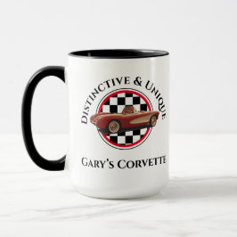 Caneca Distintivo e exclusivo, Minha Corvette Mug