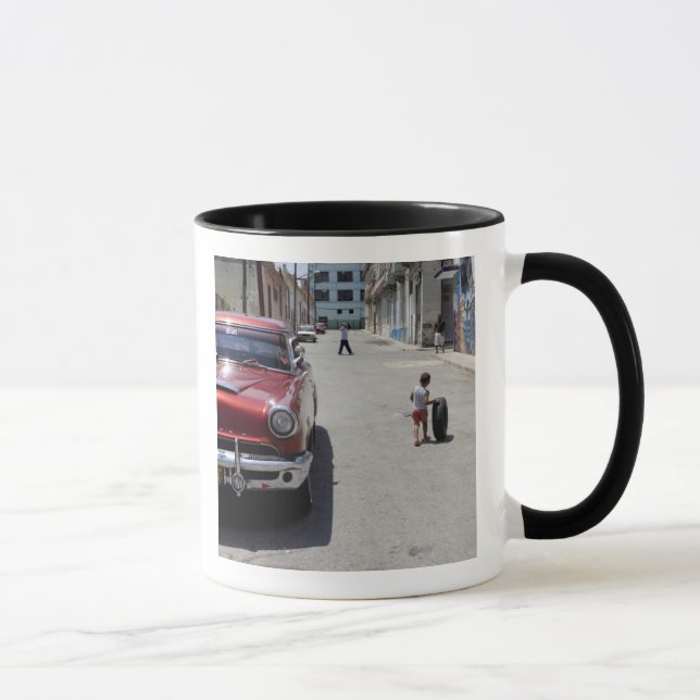 Caneca distrito africano de Hamel, Havana, Cuba, UNESCO (Direita)