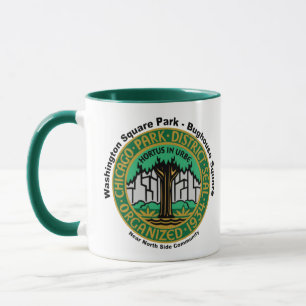 Caneca Distrito de Chicago Park, Parque da praça Washing