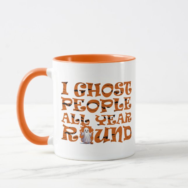 Caneca Dito engraçado de Halloween (Esquerda)