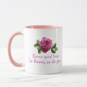 Caneca Ditos engraçados sobre rosas e amor