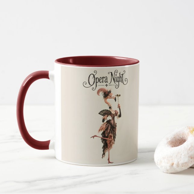 Caneca Diva Flamingo (Com Donut)