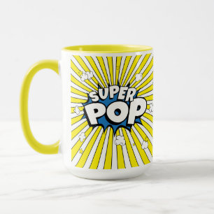 Caneca Diversão Brilho Sol SUPER POP! Quadrinho Pop Art