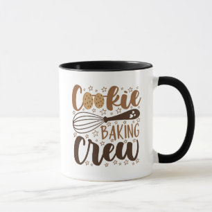 Caneca Diversão Cookie Baking Crew Design