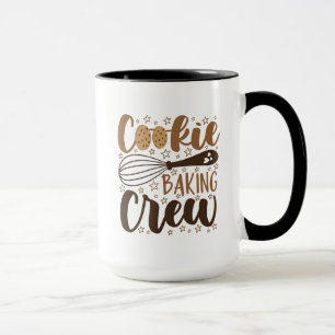 Caneca Diversão Cookie Baking Crew Design