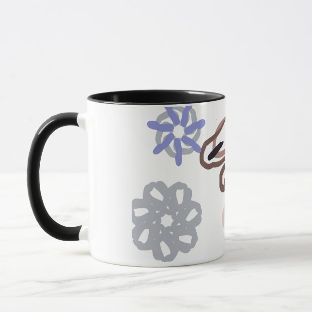 Caneca Diversão de lhama no inverno (Esquerda)