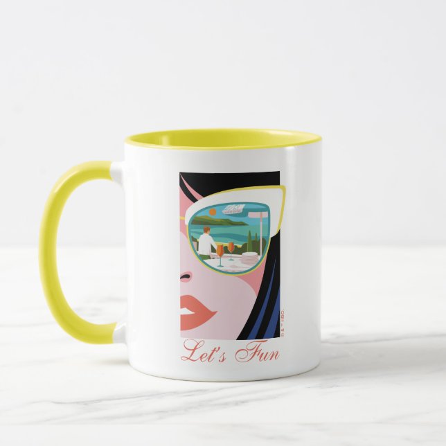 Caneca Diversão do vamos - O Lotus Branco (Esquerda)