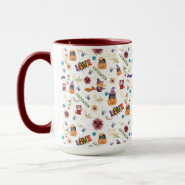 Caneca Diversão Roxo Hopinteria, Pumpkin Laranja Bastante