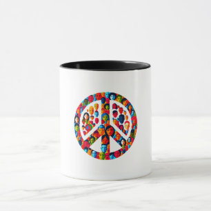 Caneca Diversidade Pacífica - Sinal de Paz Global Enfrent