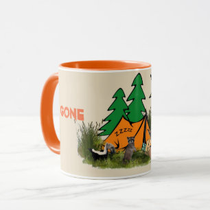 Caneca Divertida Acampamento Divertida