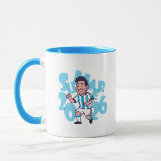 Caneca Divertida de Jogador de Futebol Verão 2026