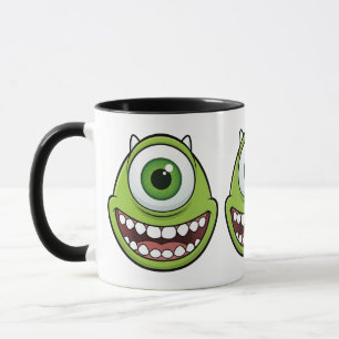 Caneca Divertida de Monstro Verde de Um Olho para