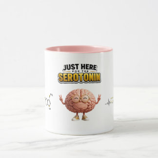 Caneca Divertida do Cérebro de Serotonina