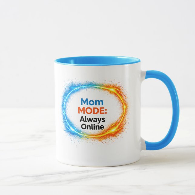 Caneca Divertida Modo Mãe Sempre Online | Inspirad (Direita)