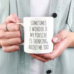 Caneca Divertida para Amante de Porsche Presente p
