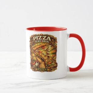 Caneca Divertida para Amantes de Pizza – Pizza é M