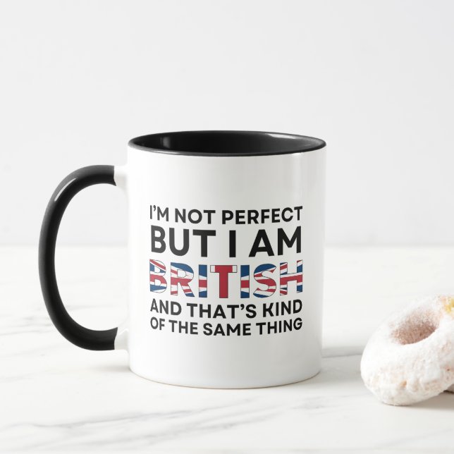 Caneca Divertido Britânico (Com Donut)