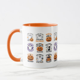 Caneca Divertido e Humoroso tromboço do Halloween