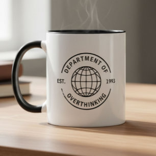 Caneca Divertido Retro Departamento de Introvertido Super
