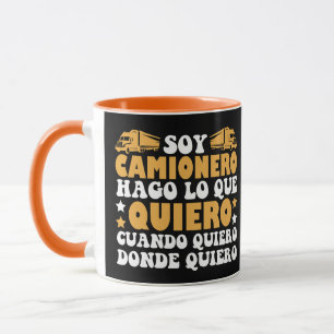 Caneca Divertido Soy Camionero Hago Lo Que Quiero