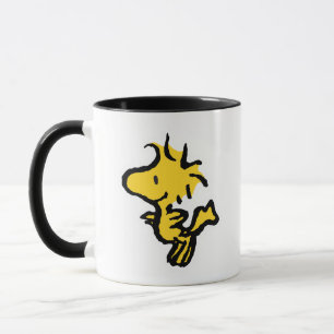 Caneca Divertimento e flores do Snoopy & Woodstock