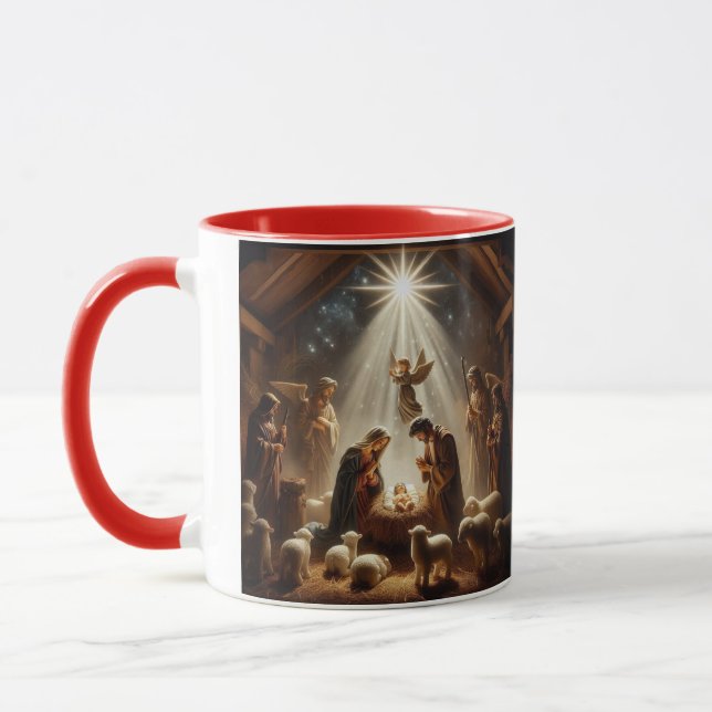 Caneca Divine Nativity Scene (Esquerda)
