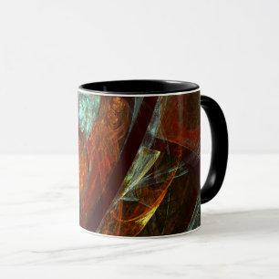 Caneca Divisão de Abstrato de Tempo