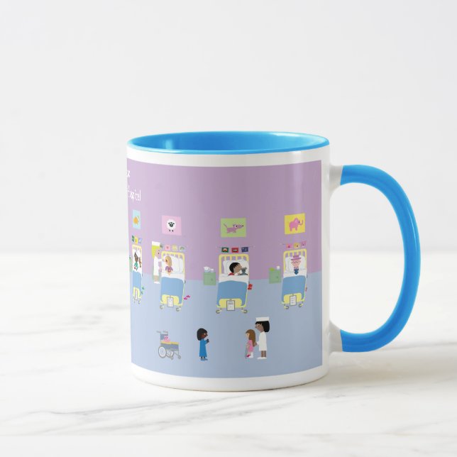 Caneca Divisão de hospital de crianças customizável (Direita)